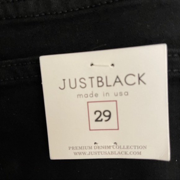 Just Black ‘Destroyed Skinny’ sexy jet black jeans - Picture 7 of 7